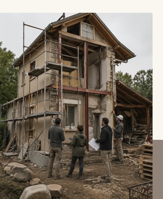 Реконструкция загородного дома под ключ в Ноябрьске от бюро